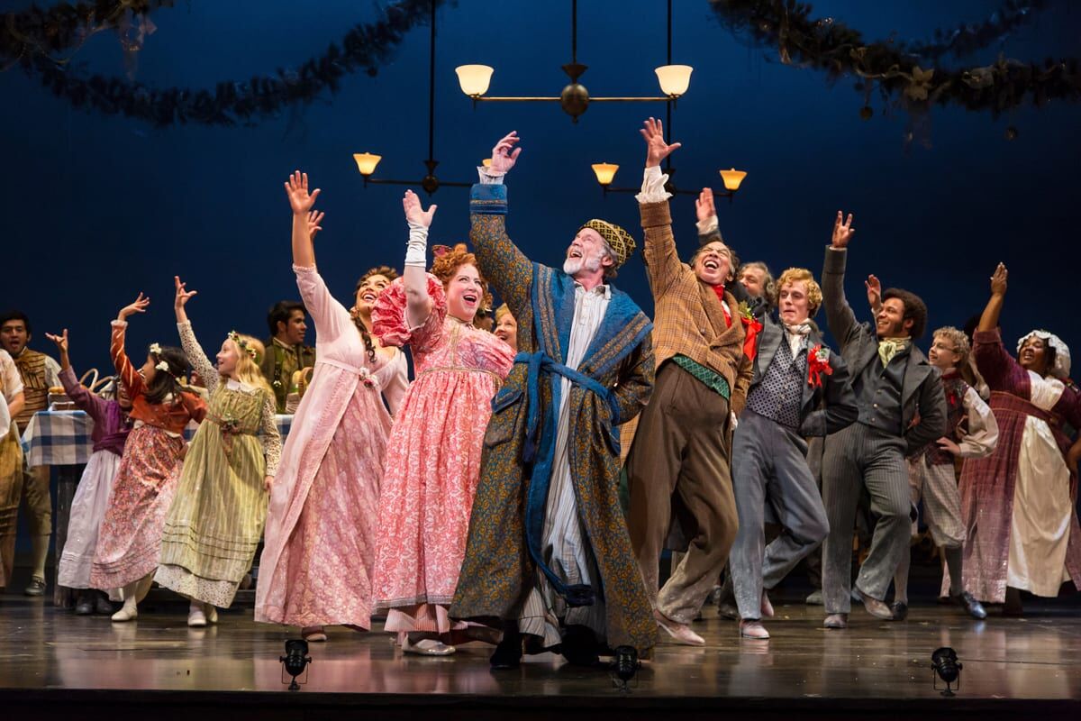 Greg Wood (center) with members of the 2017 Company and Community Ensemble